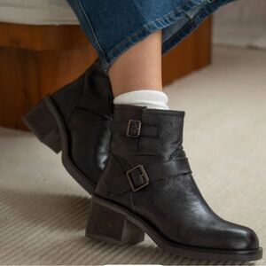 ROAN by BED STÜ Spry Ankle Boot, Black, Size 6.5 nwt